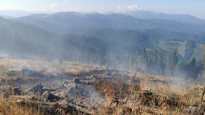 incendiu sureanu pompieri