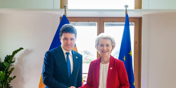 Nicușor Dan s-a întâlnit cu Ursula von der Leyen FOTO presidency.ro