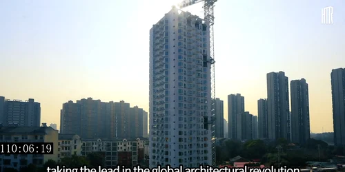 bloc construit in 5 zile captura YouTube HI Tech Realty png