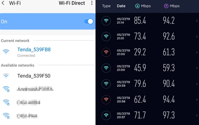 Tenda PW201A N300 Powerline AP retea si test de viteza