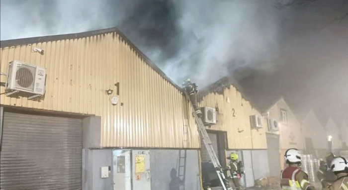 Depozit incendiat de un sabotor plătit de Moscova/FOTO:X