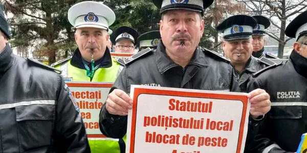 Protest polițiști locali   Foto Facebook jpeg