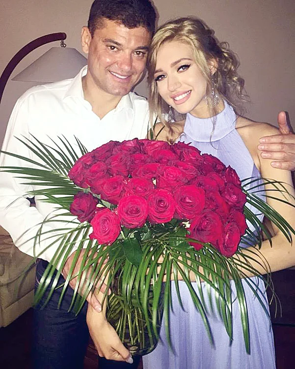 Cristi Boureanu  și iubita lui, Laura
