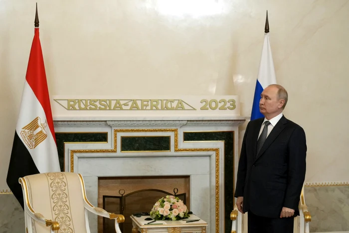 Putin a fost lăsat să aștepte la summitul recent Rusia-Africa FOTO PROFIMEDIA