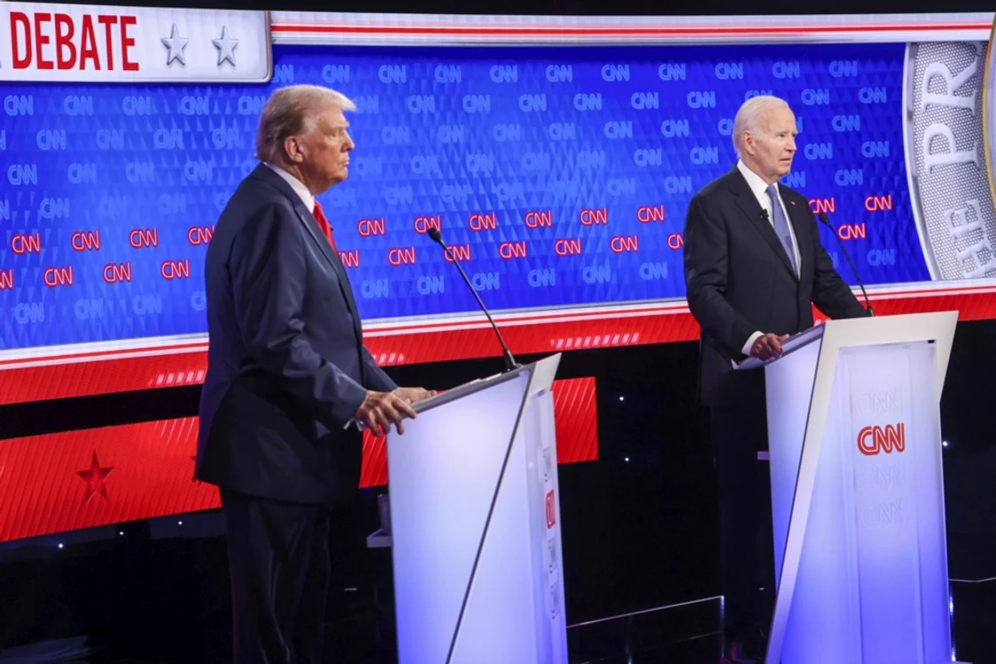 Dezbaterea electorală Biden-Trump din 27 iunie a fost organizată de CNN FOTO EPA-EFE