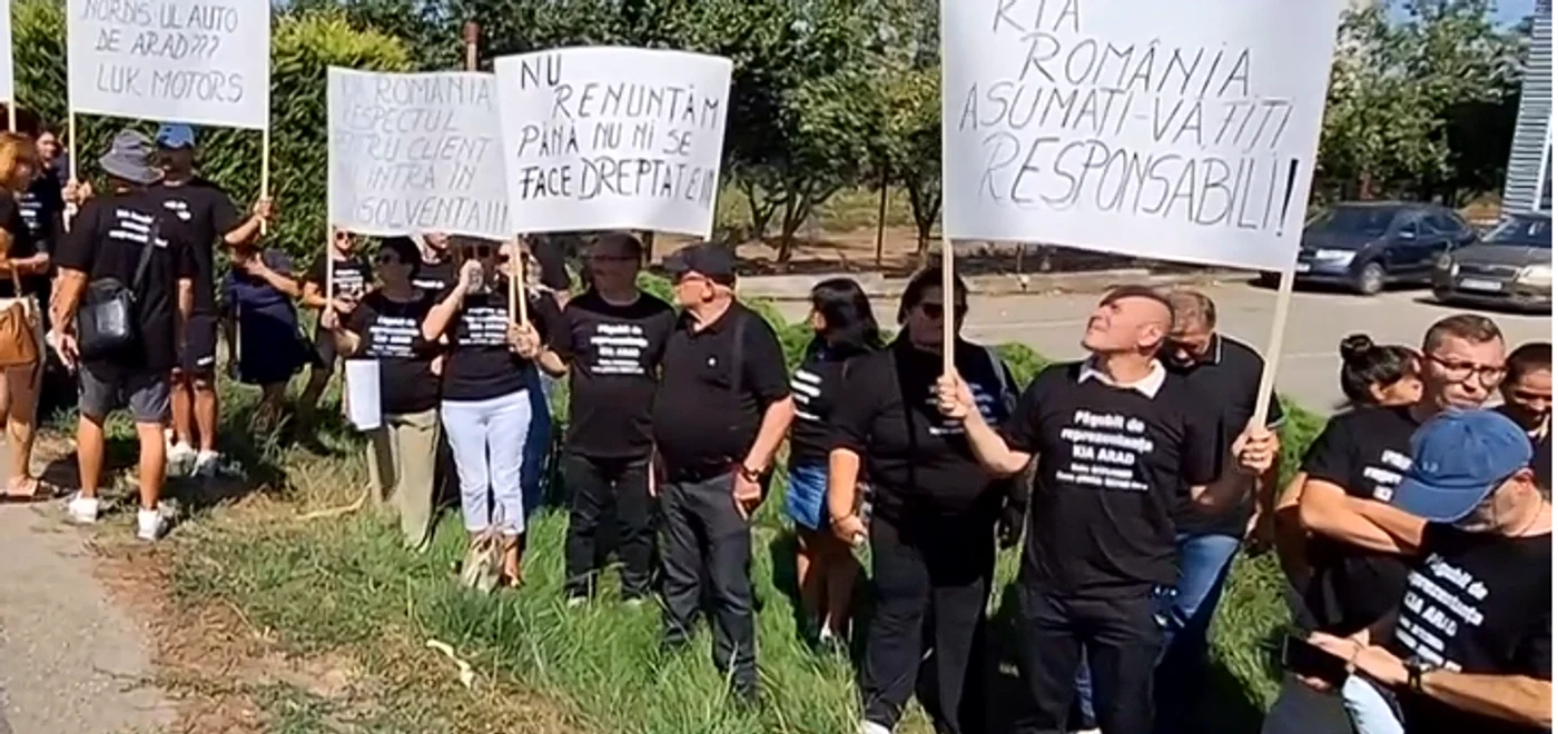 Păgubiții au protestat din nou