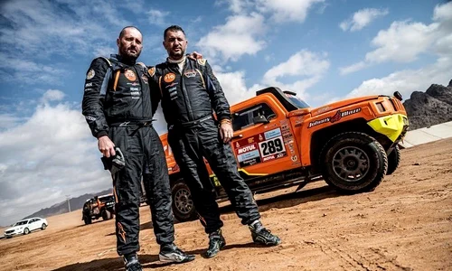 1 cheloo raliul dakar mihai ban reusita romaneasca premiera in automobilism au terminat cursa din arabia saudita 1 jpg jpeg