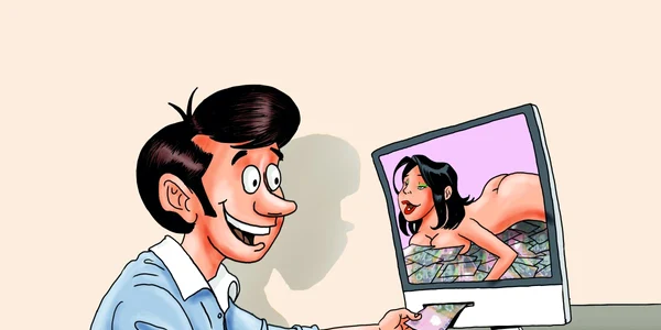 Caricatura Vali video chat 