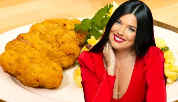 Cele mai delicioase șnițele de post făcute de Paula Seling / foto: colaj Facebook/Pixabay