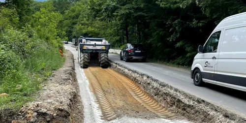 reparatii pe dn 68 a deva lugoj foto drdp timisoara