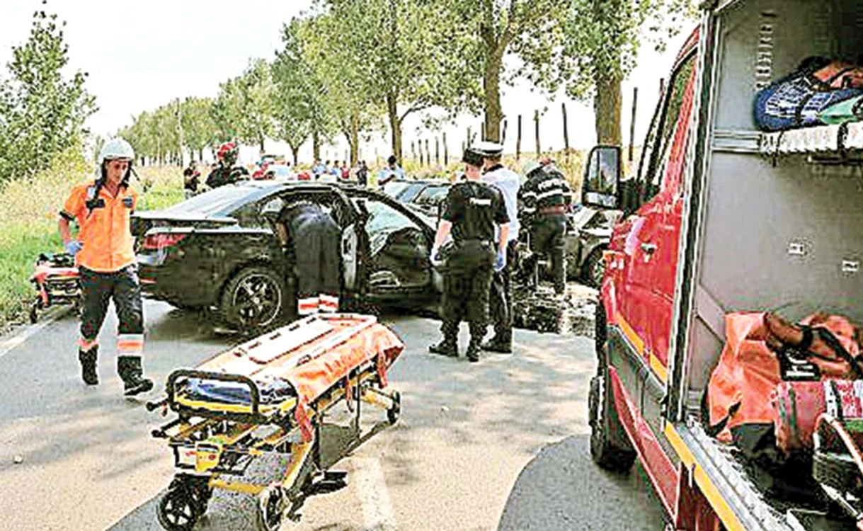 
    Volkswagen-ul a fost  izbit în plin de un Audi  care circula regulamentar   
