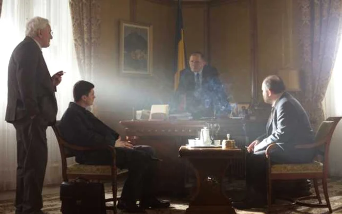 Scenă din filmul "De ce eu?", în regia lui Tudor Giurgiu