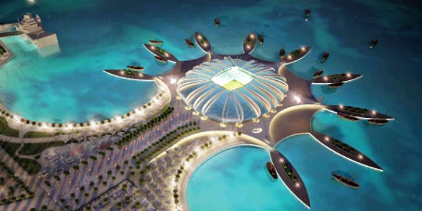 Aşa arată un proiect de stadion conceput de Qatar pentru Mondialul din 2022 