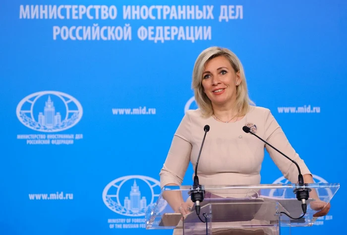 Maria Zaharova o atacă dur pe Maia Sandu, dar și pe guvernarea PAS. FOTO: Profimedia