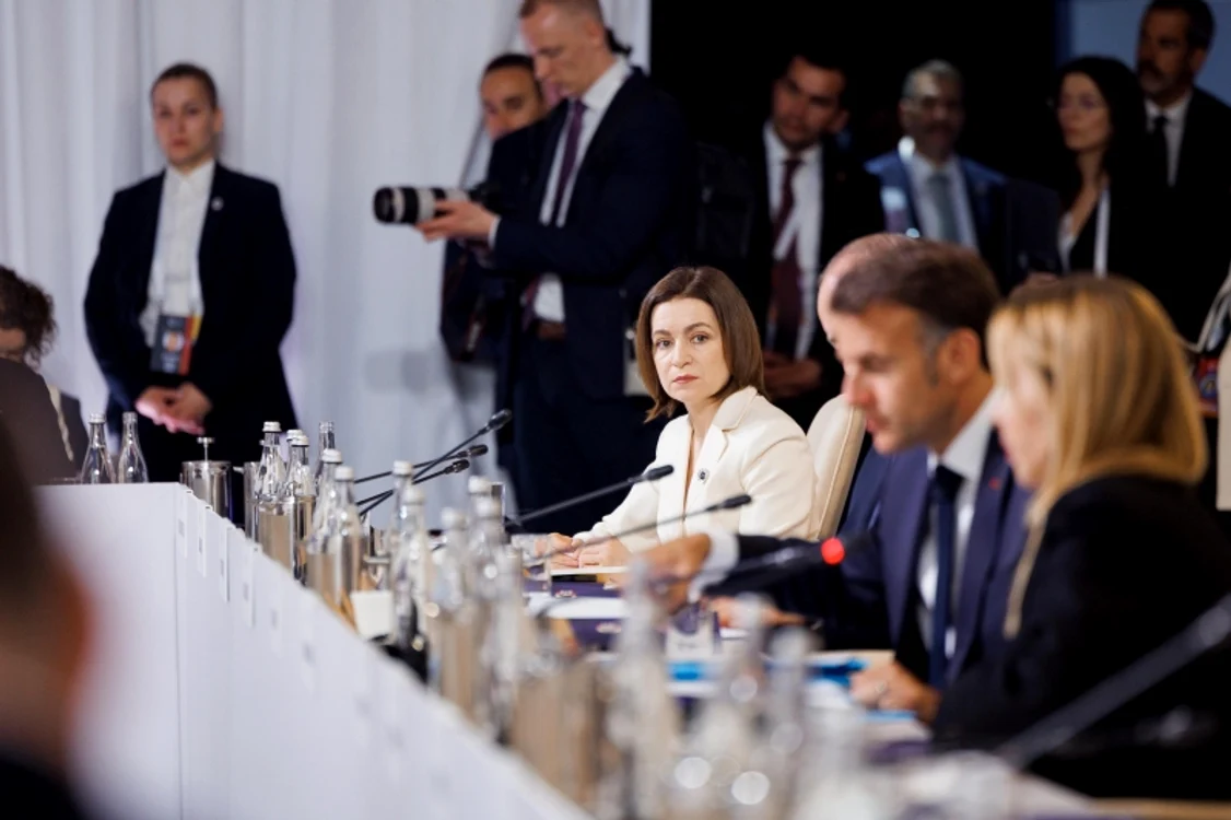 Maia Sandu a avut mai multe întrevederi în marja evenimentului. FOTO: Presedinte.md