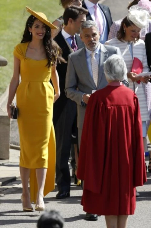 Amal Clooney a strălucit la nunta regală la nunta prinţului Harry şi a lui Meghan Markle 