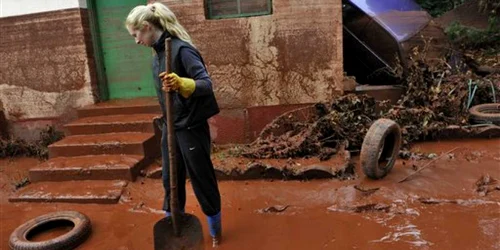 Dezastru ecologic în trei comitate din Ungaria / sursa foto: AP