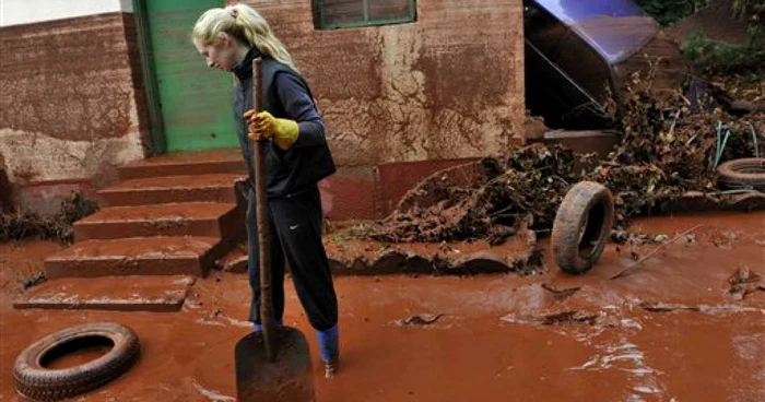 Dezastru ecologic în trei comitate din Ungaria / sursa foto: AP