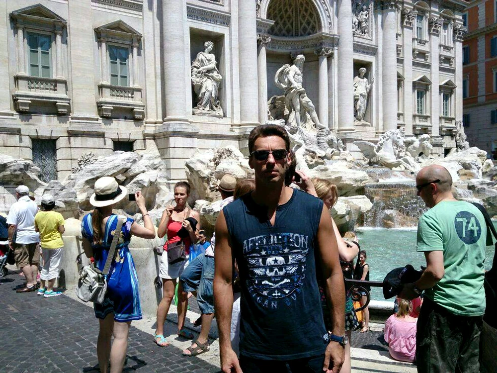 Mircea Badea în Italia (Foto: Facebook)