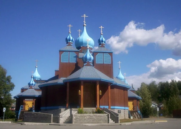 Biserică ortodoxă rusă din Anchorage, cel mai mare oraș din Alaska (© Wikimedia Commons)
