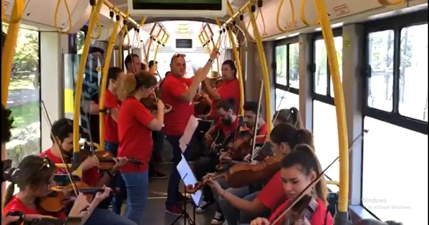 concert simfonic tramvai cluj captura video
