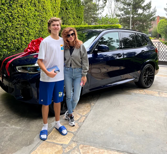 Lorena Sârbu şi fiul ei