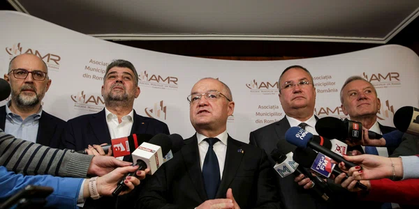 Kelemen Hunor, Marcel Ciolacu, Emil Boc, Nicolae Ciuca  Foto Inquam Photos jpg