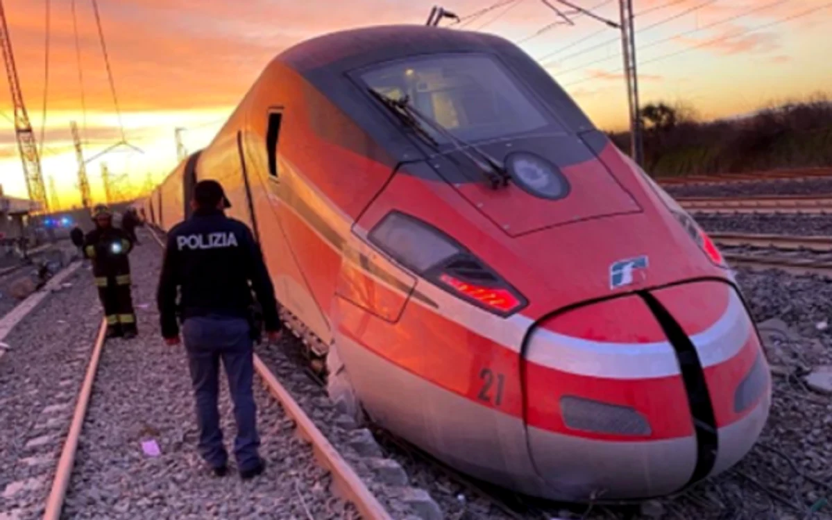 Trenul Freccia Rossa a avut un accident la 50 de kilometri de Milano