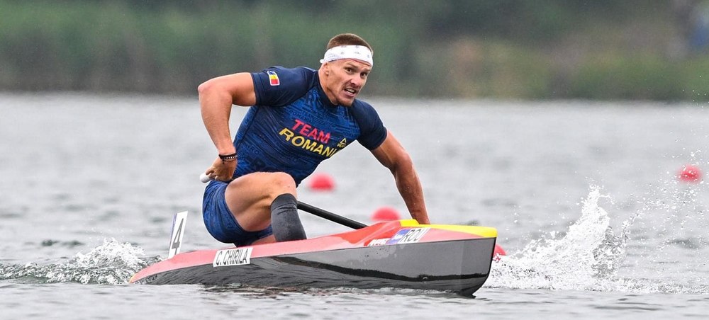 Cătălin Chirilă e campionul lumii la kaiac-canoe. Uriașul blond și „frica” de apă