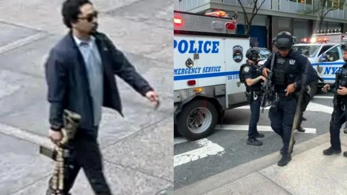 VIDEO Atac armat în centrul Manhattanului. Cinci persoane au murit, inclusiv un polițist. Momentul în care atacatorul intră în clădirea de birouri cu o pușcă