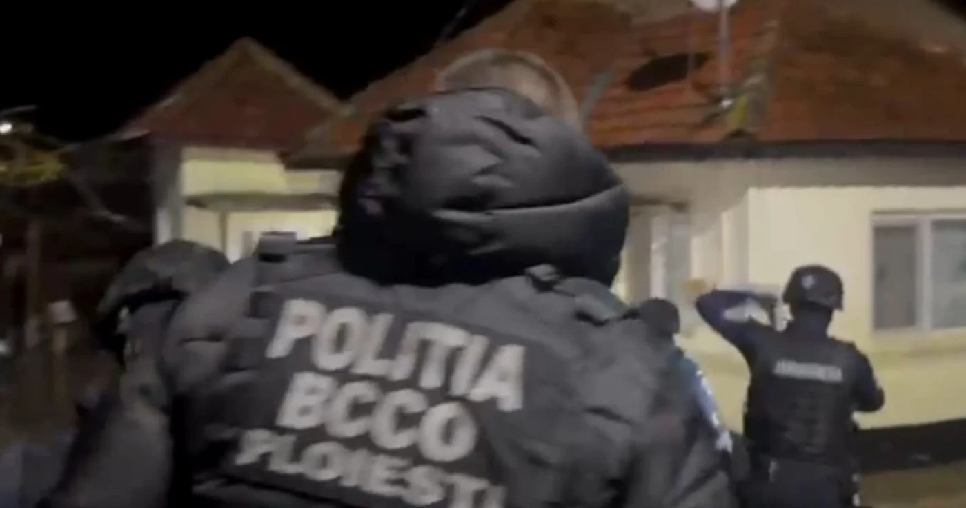 Percheziții la proxeneți FOTO: Captură video DIICOT