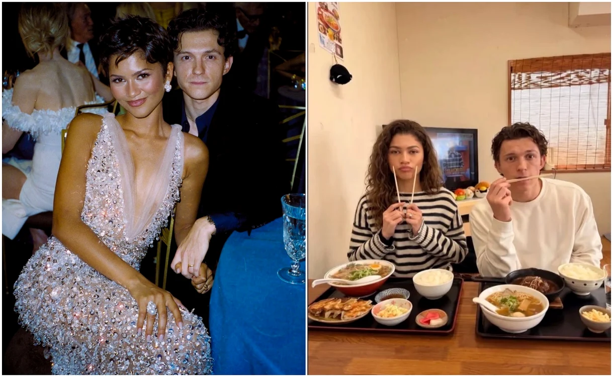 Zendaya și Tom Holland.