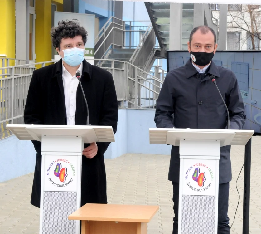 Nicusor Dan şi Daniel Băluţă.