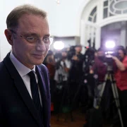 Întâlnirea prim-ministrului desemnat, Luca Niculescu, cu reprezentantii USR, în București, 12 octombrie 2026