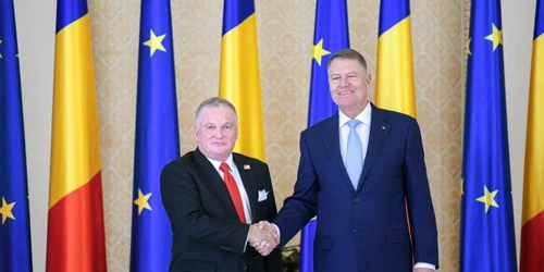 ambasadorul sua la bucuresti adrian zuckermann si klaus iohannis foto presidency.ro