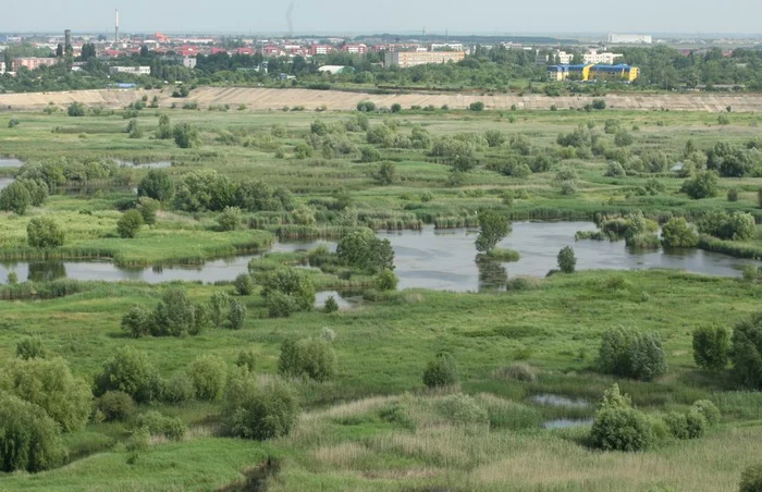 Aşa arată Delta Văcăreşti de la etajul 17 FOTO Marian Iliescu