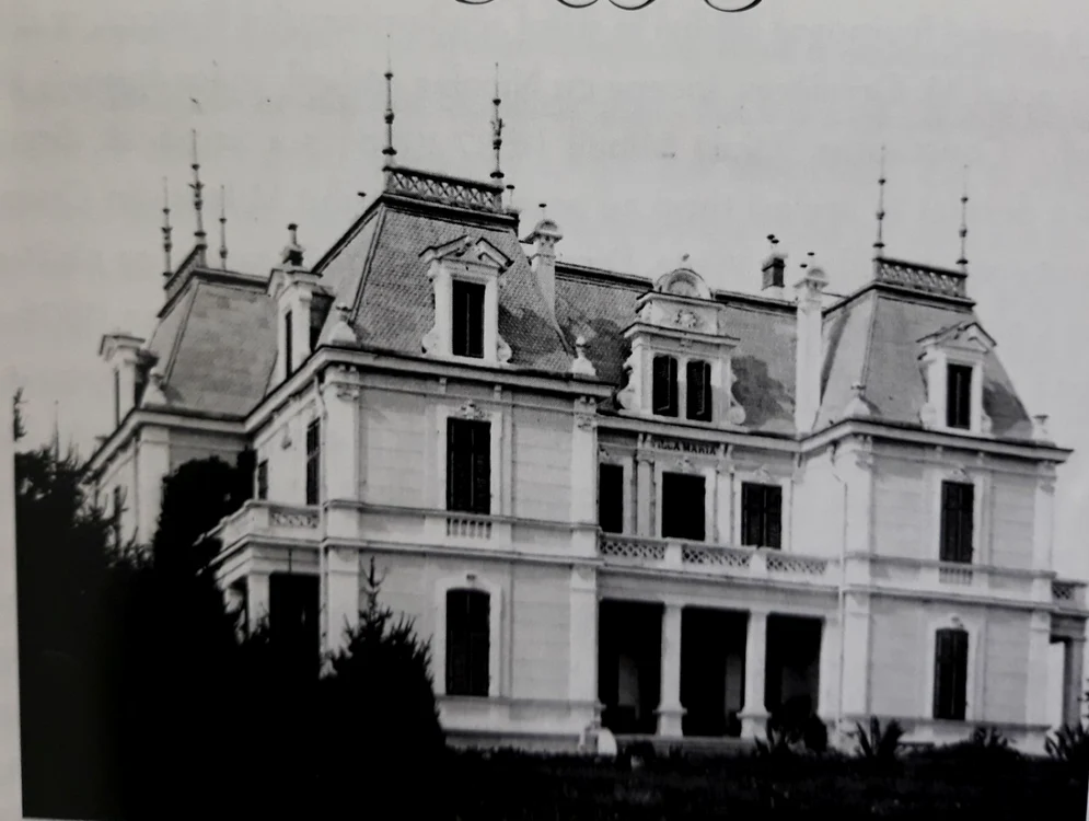 Vila „Maria Coloni“, într-una din puţinele imagini rămase FOTO „Conace din Romanaţi“