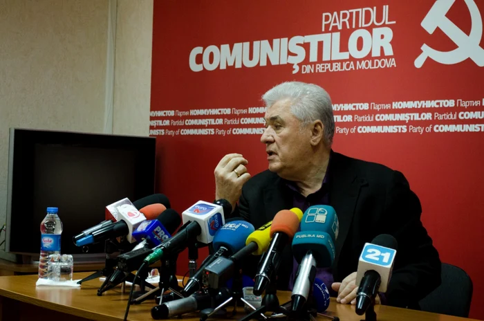 Vladimir Voronin vrea puţin cu UE. Foto Adevărul Moldova
