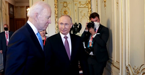 Joe Biden şi Vladimir Putin la Geneva FOTO EPA-EFE