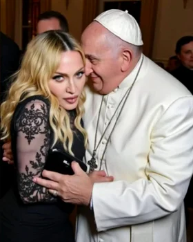 Imagine generată cu ajutorul AI. FOTO: Madonna InstaStory