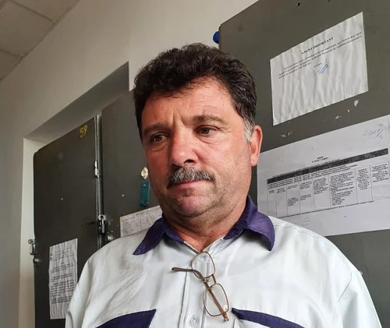 Vasilică Săvuț, șef de tren la Suceava