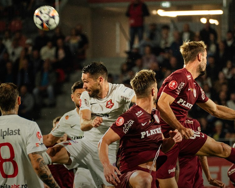 Hermannstadt și CFR Cluj, meci nul în Superligă. Oaspeții au dominat partida