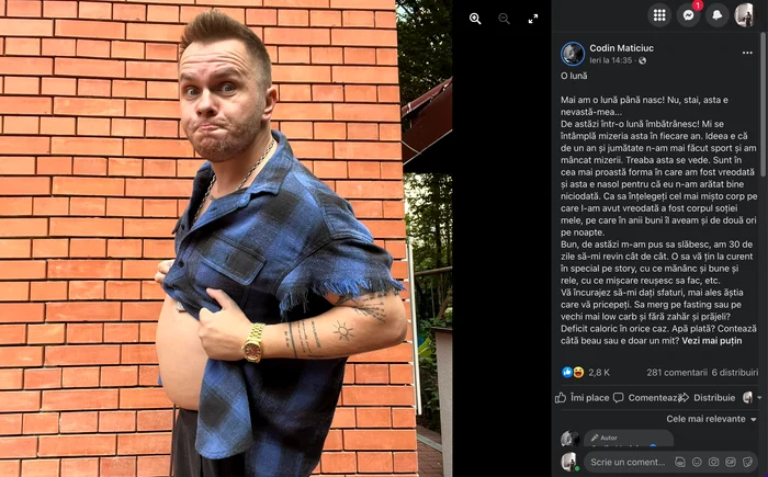 Codin Maticiuc știe să facă haz de necaz