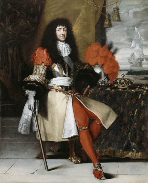 Ludovic al XIV-lea. Portret de Claude Lefèbvre, din 1670 