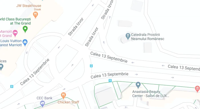 Așa apare pe Google Maps numele Catedralei Mântuirii Neamului