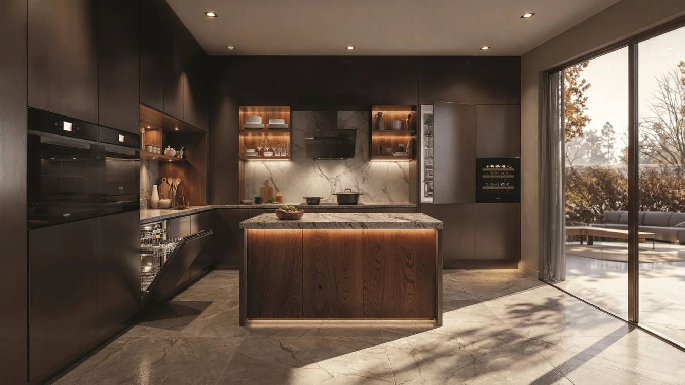 Whirlpool 2026 Built In Prime Lifestyle Photo Without Cast Film Kitchen PNG Jpg