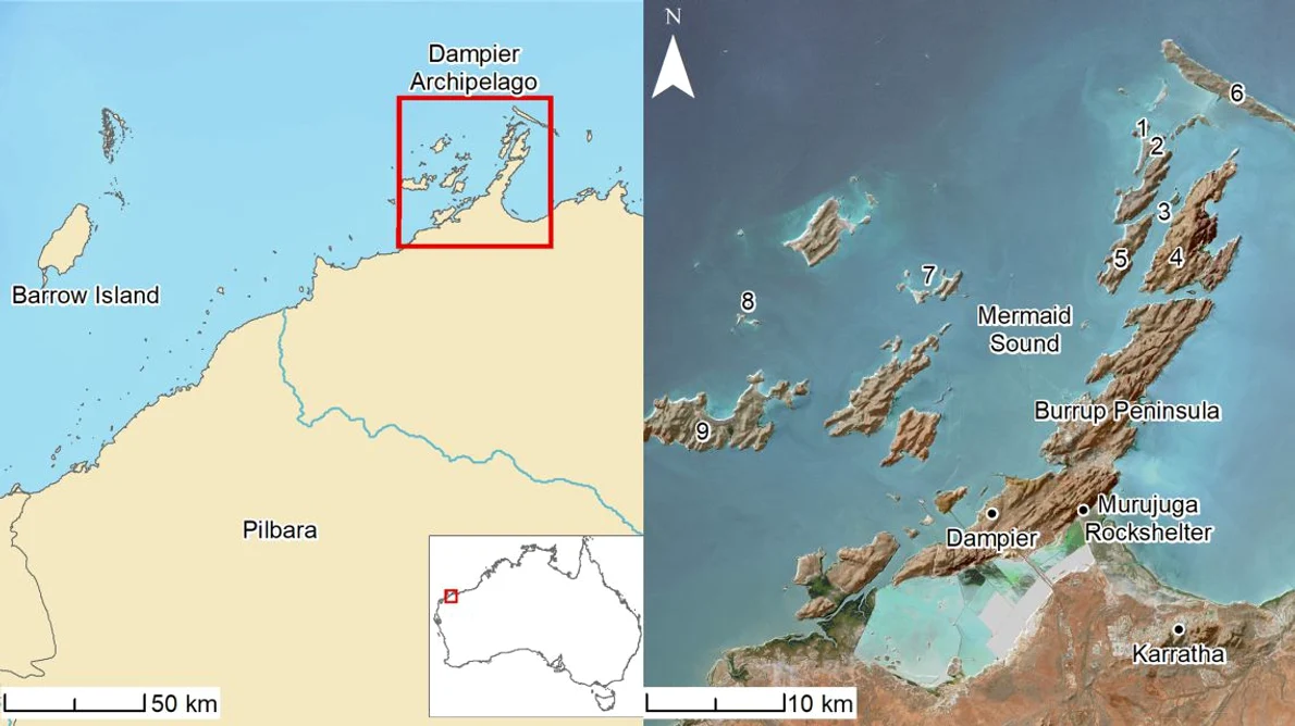 Primele situri subacvatice aborigene, descoperite în nord vestul Australiei jpeg