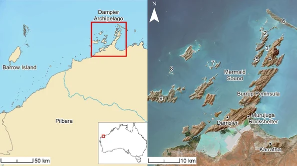 Primele situri subacvatice aborigene, descoperite în nord vestul Australiei jpeg