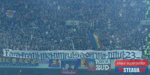 banner peluza sud steaua foto fcsteaua.ro