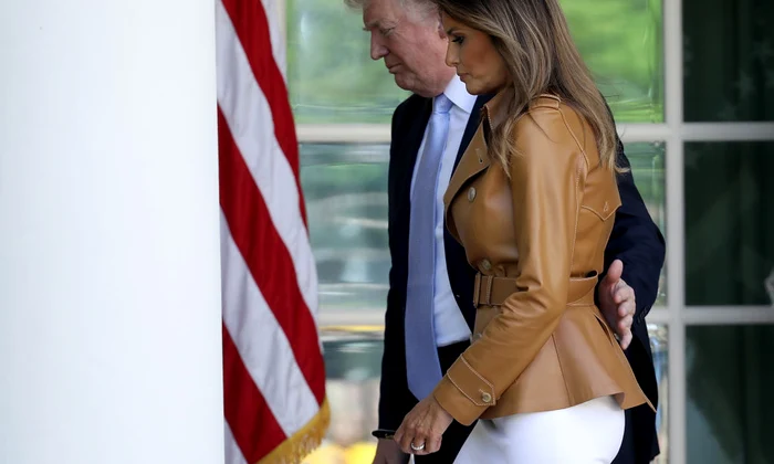 First Lady Melania Trump Speaks On The Launch Of Her Initiatives In The Rose Garden Of White House jpeg